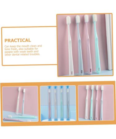 Solustre 4-Piece Cleaning Brush Set for Adults | Toothbrushes Gum Care & Travel Accessories - Buy Online on GoSupps.com