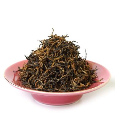 GOARTEA Th Noir Black Tea Bags 100g / 3.5oz Premium Grade Fujian Jinjunmei Eyebrow Chinese Black Tea Loose Leaf - Golden Buds