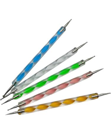 YOXIER Nail Art Brush Double-Head Nail Draw Line Pen Portable DIY Multi - Buy Online on GoSupps.com
