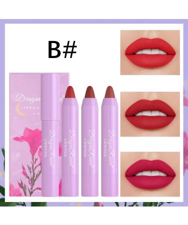 AKARY Waterproof Nude Matte Lipstick Set - 3 Pcs Long Lasting Velvet Air Moisture Lip Stain for Women | 24 Hour Makeup - Buy Online on GoSupps.com