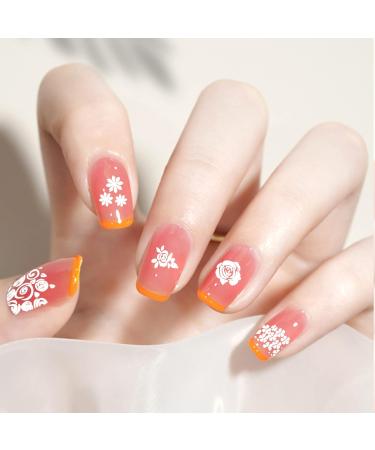 NATUCE Nail Stamp Set - 12PC Nail Stamping Plates Silicone Stamper & Storage Bag for Stunning Nail Art - Buy Online on GoSupps.com