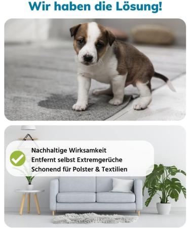 2 x 500ml Linozz Animal Odor Neutralizers | Eliminate Cat Urine & Dog Smells | Vegan Fresh Air Spray | Litter Box Deodorant - Buy Online on GoSupps.com