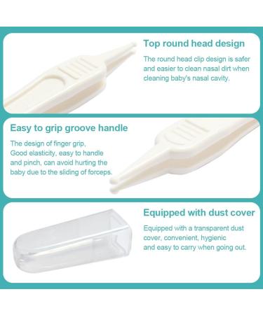 DDKY 4-Piece Baby Nose Tweezers Set | Safe & Effective Baby Nose Cleaner for Gentle Hygiene - Buy Online on GoSupps.com