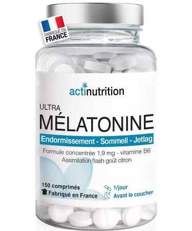 Melatonin 1.9mg - 150 Nights: Fast Acting - Regulator of the Biological Clock | Snaking Pulses | Made in France | Serene Sleep | Lucid Awakening