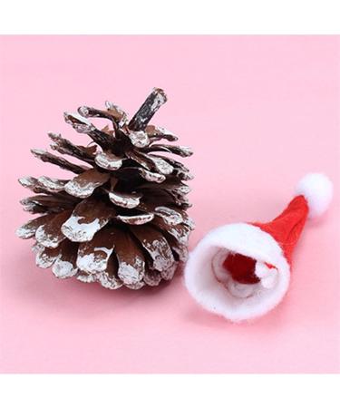  INEOUT INEOUT Creative Christmas Lollipop Hat Mini Santa Claus Hat Christmas Party (Size: 50 Pieces) - Buy Online on GoSupps.com