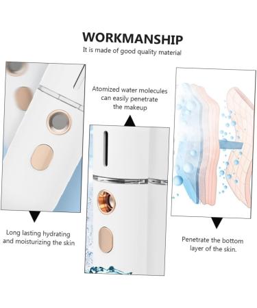 Ipetboom 1 Set face steamer sprayer Face Moistener mini white spray portable Hydrating instrument abs humidifier Facial Mister Portable Mist Sprayer portable humidifiers - Buy Online on GoSupps.com