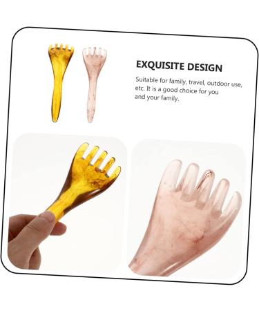 Fomiyes 2-St Massage Device - Five Claws Muscle Scraping & Skin Massager Hairbrush | International Shipping Available - Buy Online on GoSupps.com