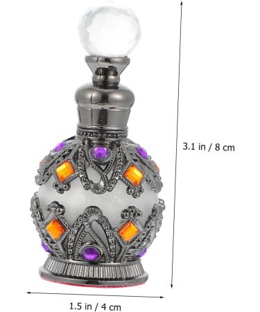 Healeved Perfume Bottle Retro Dispenser Bottle Perfume Dispenser Essential Oil Dispenser Cosmetic Bottle Essential Oil Bottle Perfume Storage Bottle Perfume Container Perfume Glass Bottle - Buy Online on GoSupps.com