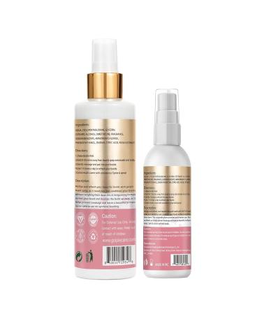 2Pcs Rose Water Spray for Hair Scalp Moisturize Rose Water for Hair Refreshing Rosewater for Hair Natural Loc Gel for Retwist Rose Water for Locs (200ml+100ml) - Buy Online on GoSupps.com