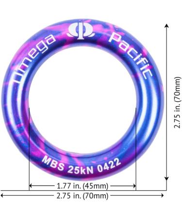 Omega Pacific Rappel Ring - Large Solid Seamless Design | 25kN Breaking Strength - Buy Online on GoSupps.com