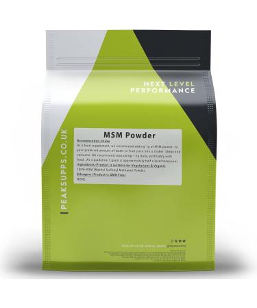 100g MSM Powder | 100% Pure Vegan Methyl Sulfonyl Methane Supplement - Buy Online on GoSupps.com