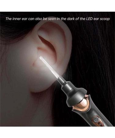 Electric Ear Wax Vacuum Cleaner with LED Light - USB Charging, Gentle Suction Ear Cleaning Kit for Kids and Adults - Buy Online on GoSupps.com