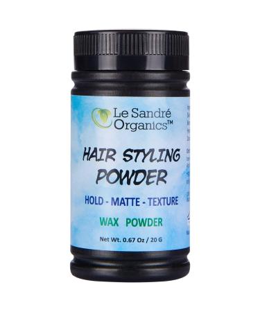Hair Styling Powder Volumizing Non Greasy and Sticky Matte Finish 0.67 Oz (20 g)