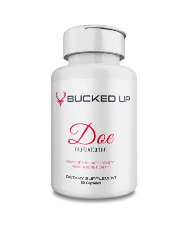 Doe - Multivitamin for Women - Full Spectrum Vitamin Formula - Vitality Immunity and Hormone Support (60 Capsules)