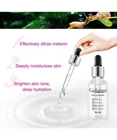 Snail Collagen Face Serum Regenerating Brightening Nourishing Serum Anti-aging Anti-wrinkle Deeply Moisturizing Essence Ideal for Fighting Acne Day and Night - Buy Online on GoSupps.com