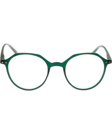 Round Reading Glasses for Men & Women - Lightweight XL Plastic Frame in Red Green & Black - All Diopters Available - Buy Online on GoSupps.com