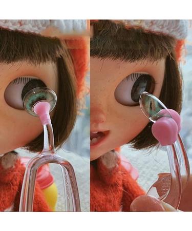 Soft Contact Lenses Remover Tool | Multifunctional Lens Tweezers & Suction Cup Spoon - Perfect Gift for New Users (Yellow - Buy Online on GoSupps.com