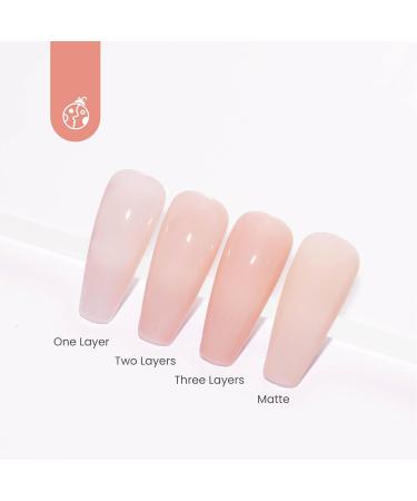 Beetles Gel Nail Polish 2002-Cream Tan 15ml - Nude Translucent Neutral Color Gel Polish | Soak Off LED Lamp Gel Nails French Manicure Art - 0.5oz - Buy Online on GoSupps.com