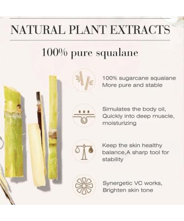 Buy Squalane & Vitamin C Rose Oil - Anti-Aging Hydrating Firming Facial Oil for Radiant Skin - 1.0 oz - Buy Online on GoSupps.com