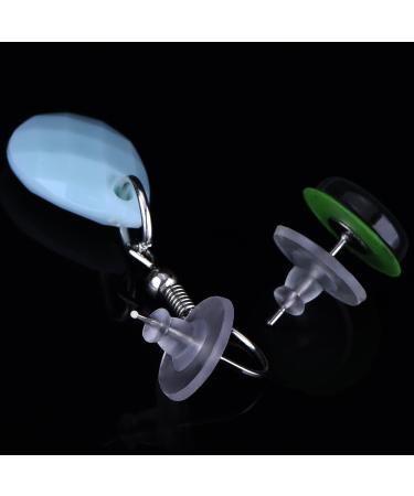 100 Pack Clear Rubber Earring Safety Backs | Clutch Earring Pad Set - Buy Online on GoSupps.com