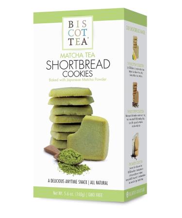 BISCOTTEA Matcha Green Tea Shortbread Cookies (8 Cookies) Matcha Green Tea 5.6 Ounce (Pack of 1) - Buy Online on GoSupps.com