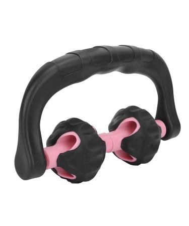 Verdant Touch Trigger Point Roller Massage Roller Handheld Trigger Point Muscle Body Leg Deep Tissue Massager Roller Pink