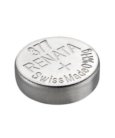 Renata Watch Battery Swiss Made Renata 377 or SR626SW OR AG4 1.5V (1 Battery 377 or SR 626 SW)