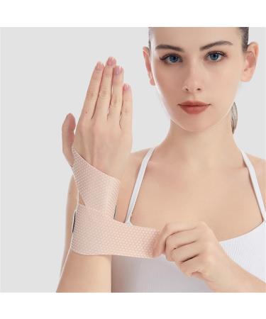 Ultra-Thin Ulnar Wrist Brace for TFCC Tear & Carpal Tunnel Relief - Elastic Support for Tendonitis & Injury Recovery - Fits Both Wrists (Skin - Buy Online on GoSupps.com