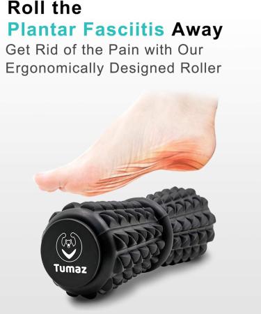 Tumaz Foot Massage Roller - Ergonomic Plantar Fasciitis Relief | Myofascial Pain & Foot Health Solution - Buy Online on GoSupps.com
