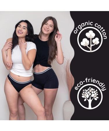 Noblood Eco-Friendly Period Underwear | Washable Cotton Absorbent Briefs (XXS-3XL) | 2-3 Tampon Capacity for Girls - Buy Online on GoSupps.com