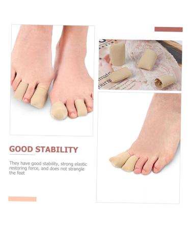 FOMIYES 2pcs Silicone Toe Sleeves - Toe Protectors for Moisturizing - 2.6x4cm - Buy Online on GoSupps.com
