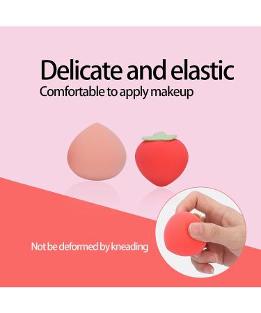 Makeup Blender Makeup Sponge Fruit Shaped Beauty Sponge for Beauty Salon for Powder Room for Dormitory for Home - Buy Online on GoSupps.com