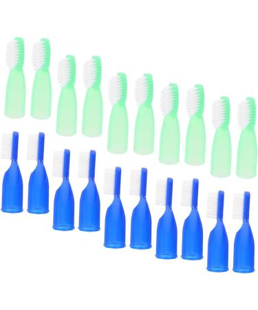 Healeved Mini Finger Toothbrush - 60 STK Travel Toothbrush Set | Safe & Portable Mouth Cleaning Brush in 3 Colors - Buy Online on GoSupps.com