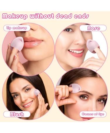 12-Piece Mini Powder Puff Set for Foundation & Concealer - Soft & Versatile Makeup Tool in Pink - Buy Online on GoSupps.com