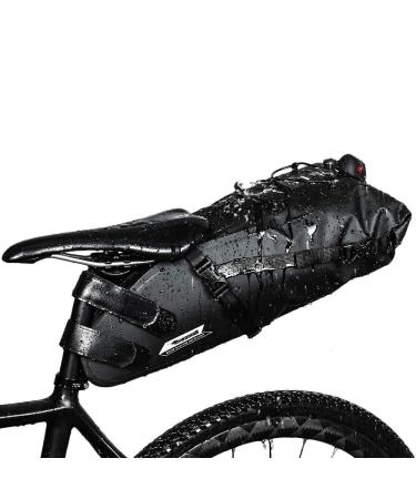 Waterproof Bicycle Saddle Bag Bike Bag Under seat Bag Rainproof Mountain Road Bike Seat Bag Bicycle Bag Professional Cycling Accessories Black 10L