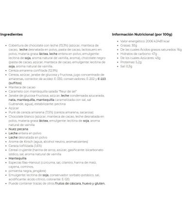 Torrons Vicens - Cherry Time Nougat - Cherry Ganache with Pecan Praline - 300g - Buy Online on GoSupps.com