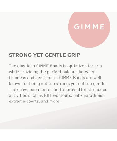 Gimme Beauty Black Onyx Seamless Microfiber Hair Ties - No Damage Elastics (9 Pack) - Buy Online on GoSupps.com