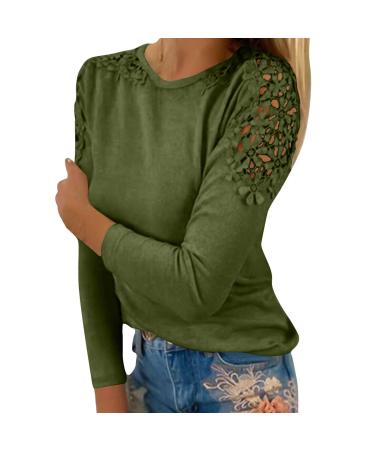 Plain long-sleeved T-shirt with round neck and hollow seams for women. Funkenmariechen costume women Ag L