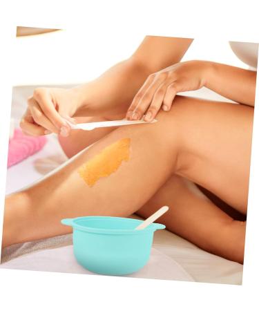 Beavorty Silicone Waxing Pot for Legs - Eco-Friendly Beauty Shell Mini Makeup Accessory Wooden Bowl for Skincare - 1 Pack (Green) - Buy Online on GoSupps.com