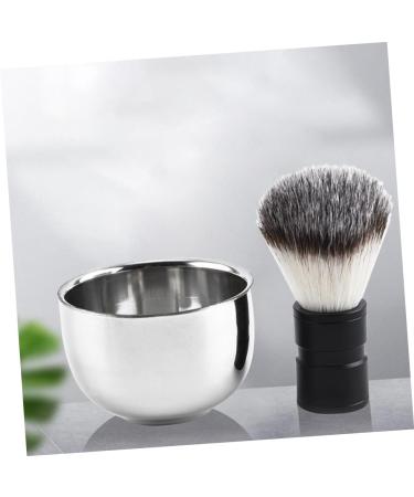 WOONEKY Stainless Steel Impact Bowl - Double Layer Razor Cup for Men | Durable Mixing & Shaving Container - Buy Online on GoSupps.com