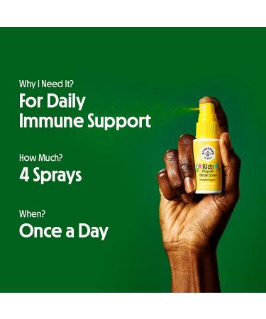 Beekeeper's Naturals Propolis Throat Spray for Kids - Natural Soothing Spray 1.06 fl oz - Buy Online on GoSupps.com