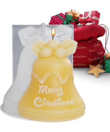 ISCORK Silicone Molds Handmade 3D Silicone Mold with Snowman 3D Ornaments Mold Creative and Tear-Resistant for Jelly DIY Crafts Cake Christmas Bells - Buy Online on GoSupps.com