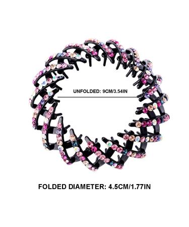 Liujzzj 2 Piece Crystal Bird Nest Hair Clips for Women - Stylish Ponytail Accessories & Big Hair Clips - Buy Online on GoSupps.com