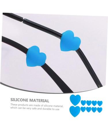 GLEAVI Portable Eyeglass Holder - Small Heart Shaped Eyewear Accessories & Silica Gel Ear Hooks for Kids - 5 Pairs - Buy Online on GoSupps.com