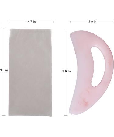 Large Gua Sha Massage Tool for Lymphatic Drainage & Muscle Scraping - Pink - Buy Online on GoSupps.com