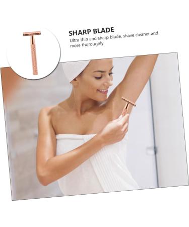 Hapinary Metal Razor for Women & Men | Facial Hair Removal | Manual Bare Blade Razor - Buy Online on GoSupps.com