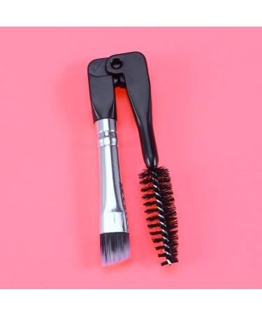 Minkissy 10-Piece Foldable Eyebrow & Spooler Brush Set | Mini Eye Brow Tools for Women & Girls - Perfect for Eyebrow Care - Buy Online on GoSupps.com