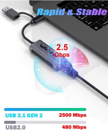 Wavlink USB C to Ethernet Adapter - 330GCA  - Buy Online on GoSupps.com