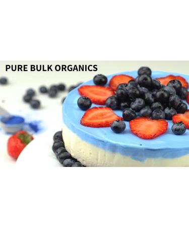 Organic Blue Spirulina Powder - Powerful Protein Antioxidant Superfood with Immunity Support (1.5 oz) - Includes Guitar Spoon - 43 Servings - Buy Online on GoSupps.com