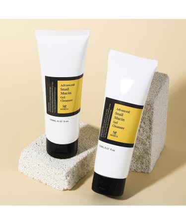 Korean Skincare Face Wash Hydrating Smoothing Facial Cleanser Advanced Snail Mucin Gel Cleanser